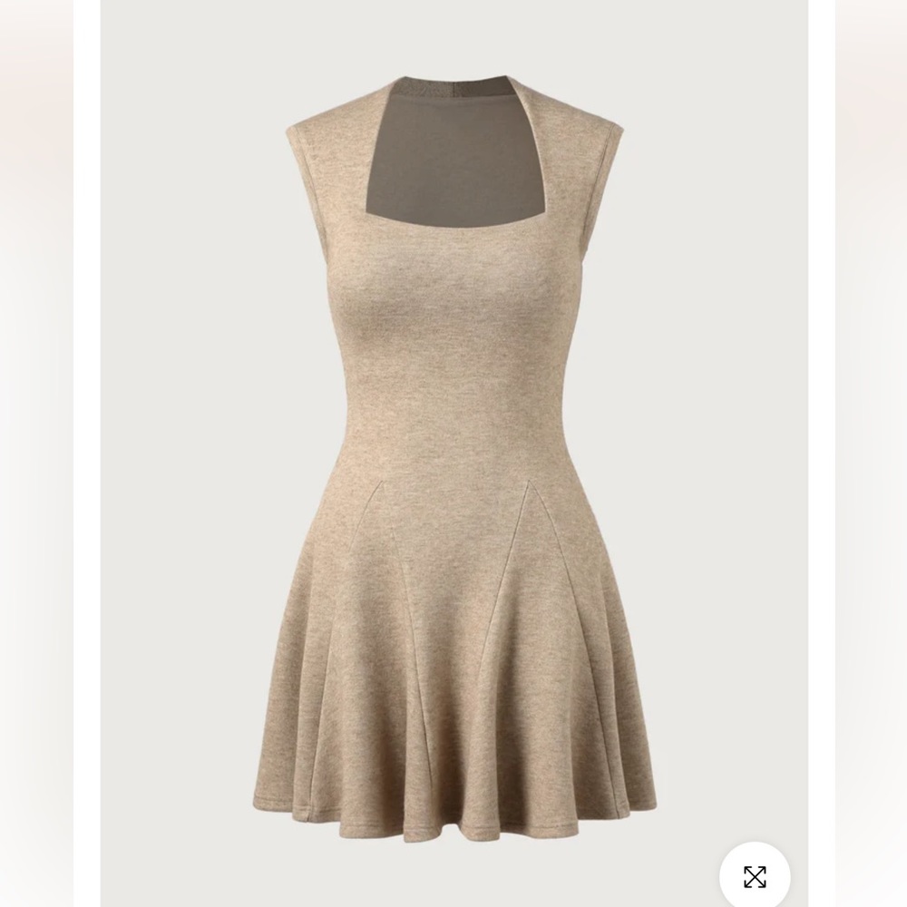 OGL Cashsoft Tapered Neck Brami Flounce Dress